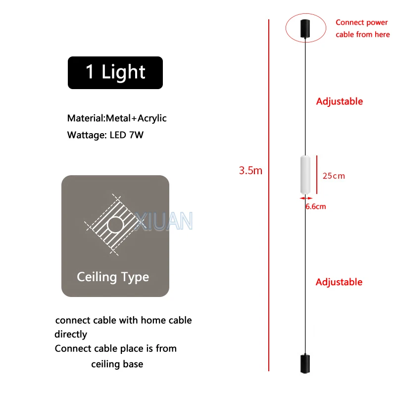 Moderne woonkamer slaapkamer LED-vloerlampen acryl schansen zwart lang hoog plafond vloerlamp voor hotel restaurant binnendecoratie
