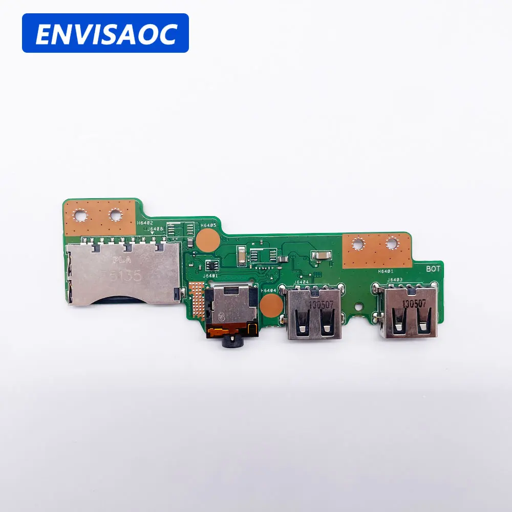 

For Lenovo IdeaPad S500 S500T laptop Card reader Audio headphone USB jack board CHIP REV2.1 69N0B7B10A01