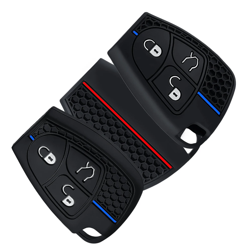 For Mercedes Benz V180 W245 CLK 230K W208 W210 W211 E200K SLK200 220th C B E R W204 Class Key Case Holder Key Cover Accessories