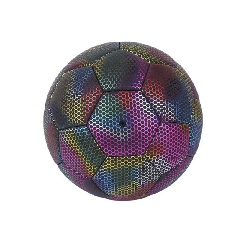 Calcio nottilucente notturno misura 4/5 calcio riflettente luminoso per regalo per adolescenti
