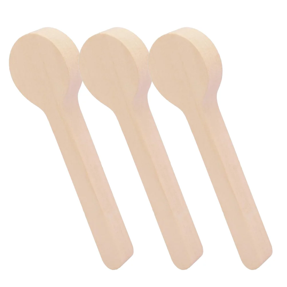 

3Pcs Blank Wood Spoon Carving Kits for Creative DIY Crafts Smooth Unfinished Spoons Crafting Family Activities Educational