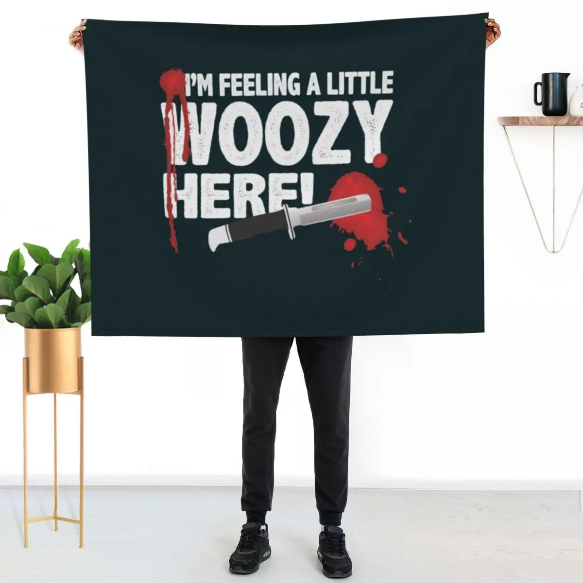 

I'm feeling a little woozy here Throw Blanket All Season Soft Lightweight Blanket for Home