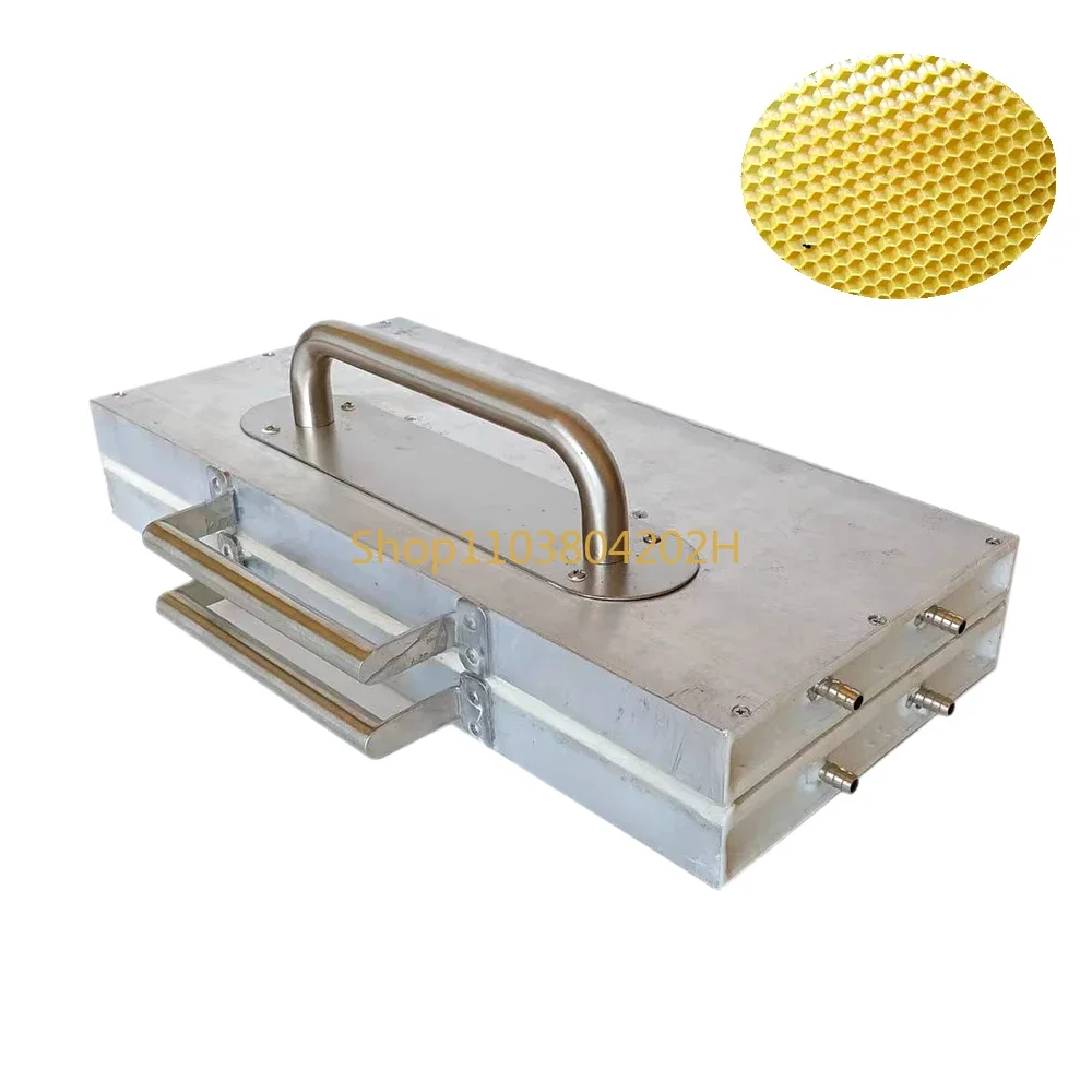 Water-Cooling Beeswax Foundation Machine Silicone Cells Beekeeping Foundation Press Langstroth and Dadant Size Bee Tools