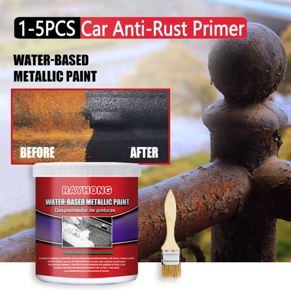 100-1000ml Water-Based Metal Rust Remover Rust Converter Metal Surface Clean Repair Protect Rust Remover Deruste for Car Chassis