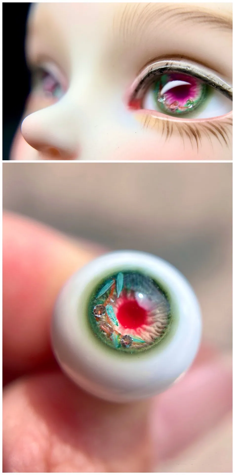 

Doll Accessories 8mm 10mm-20mm Safe Eyeball, Nice 1/4 BJD Doll Craft Eye Free Shipping