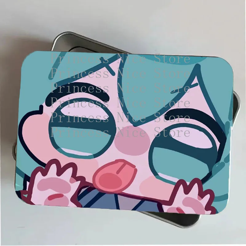 Pudełko na naklejki Hatsune Miku Mini Kawaii Wzór Studencki Organizator na Biżuterię Codzienne Podróże Rekwizyty Cosplay Apteczka Prezent na Festiwal