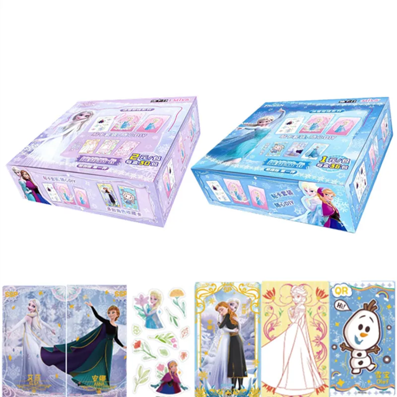 

Disney Card Frozen Card Sticker Colorful Sticker Card Aisha Anna Cartoon Sticker Girl Collection Card