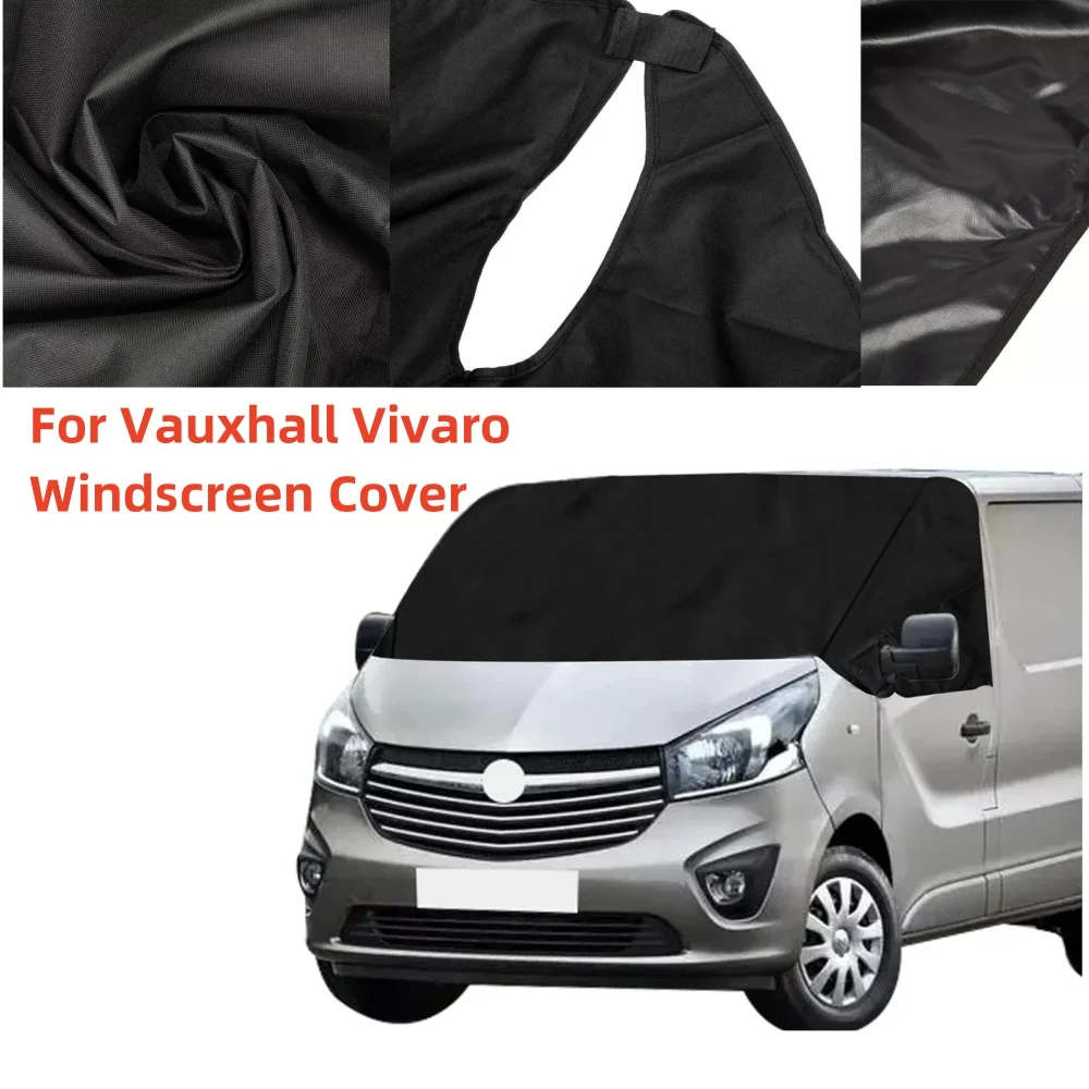 1PCS Car Front Windscreen Covers For Vauxhall Vivaro Windscreen Cover Black Out Blind Snow Ice Protector Visor Sun Shade