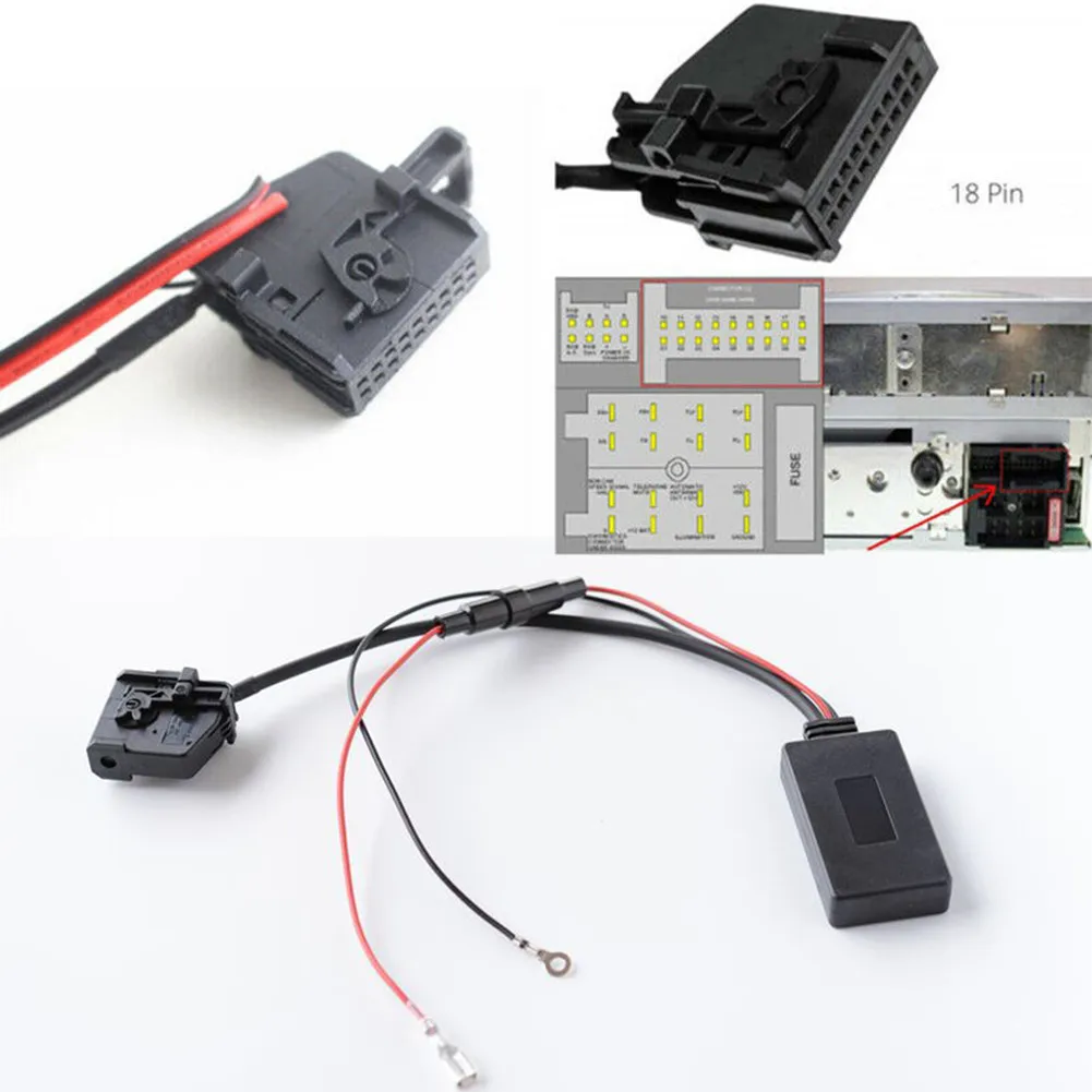 For Mercedes Comand 2 0 APS 220 AUX Adapter Cable Compatible with W211 W203 Supporting AUX Input for Car Audio Connection