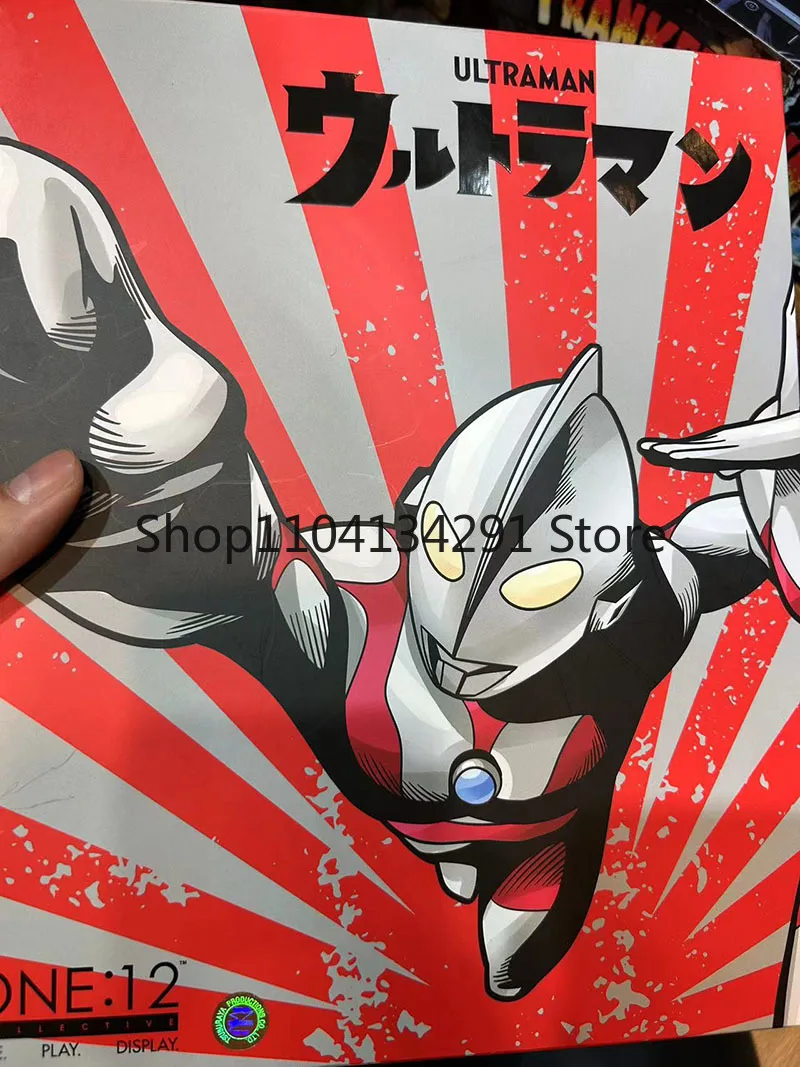 메조코 재고 있음 오리지널 울트라맨 6인치 라이트업 액션 피규어 일본 생일 선물 장난감 모델 관절형 액션 피규어