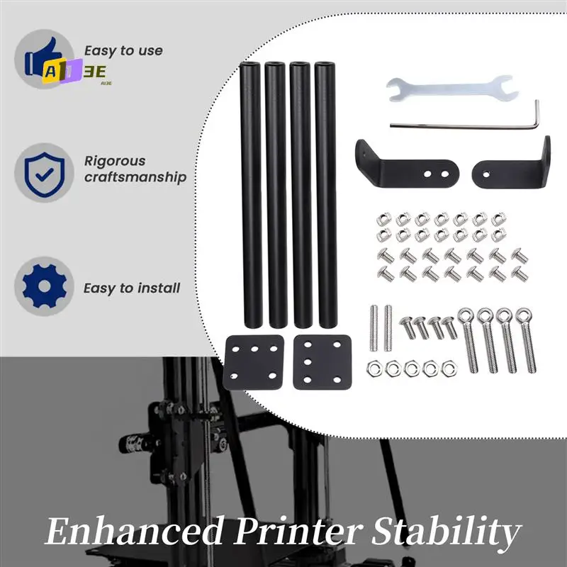 

A13E-3D Printer Upgrade Kit For Creality Ender-3 Series, Supporting Pull Rod Set, Enhances Stability And Printing Precision