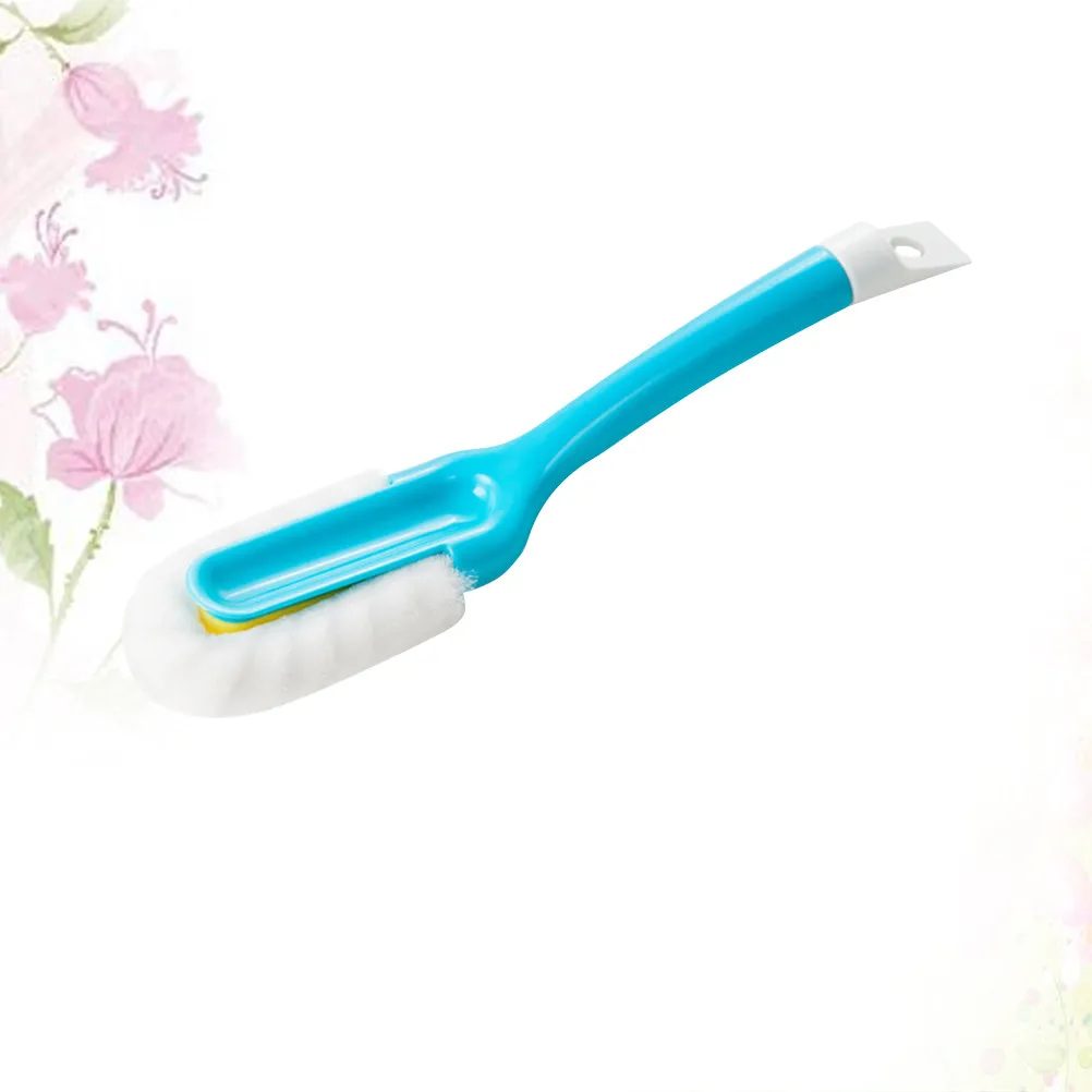 2Pcs Soft Bristle Shoe Brush Heavy Duty Cleaning Tool for Shoes Clothes Kitchen Bathroom Office Garden Shed Travel Easy Grip