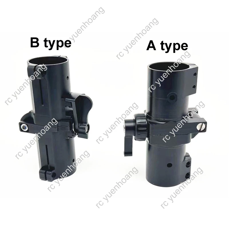 1PCS Self-locking Anti-virtual Folding Arm with Rotating Buckle 30mm Tube Horizontal Connector Joint for RC Plant Protection UAV