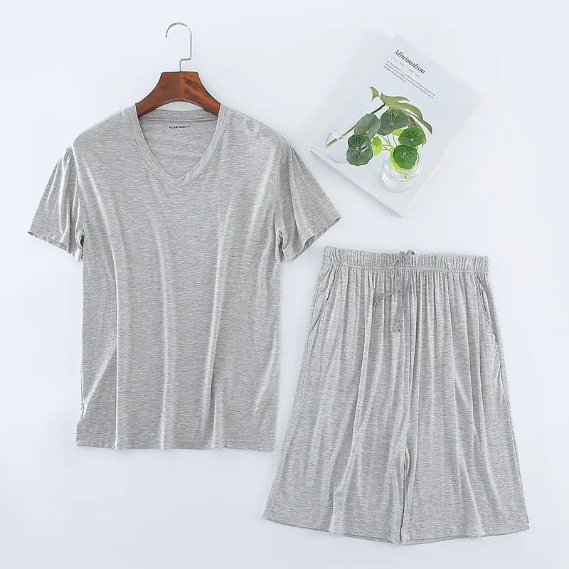 V neck light gray