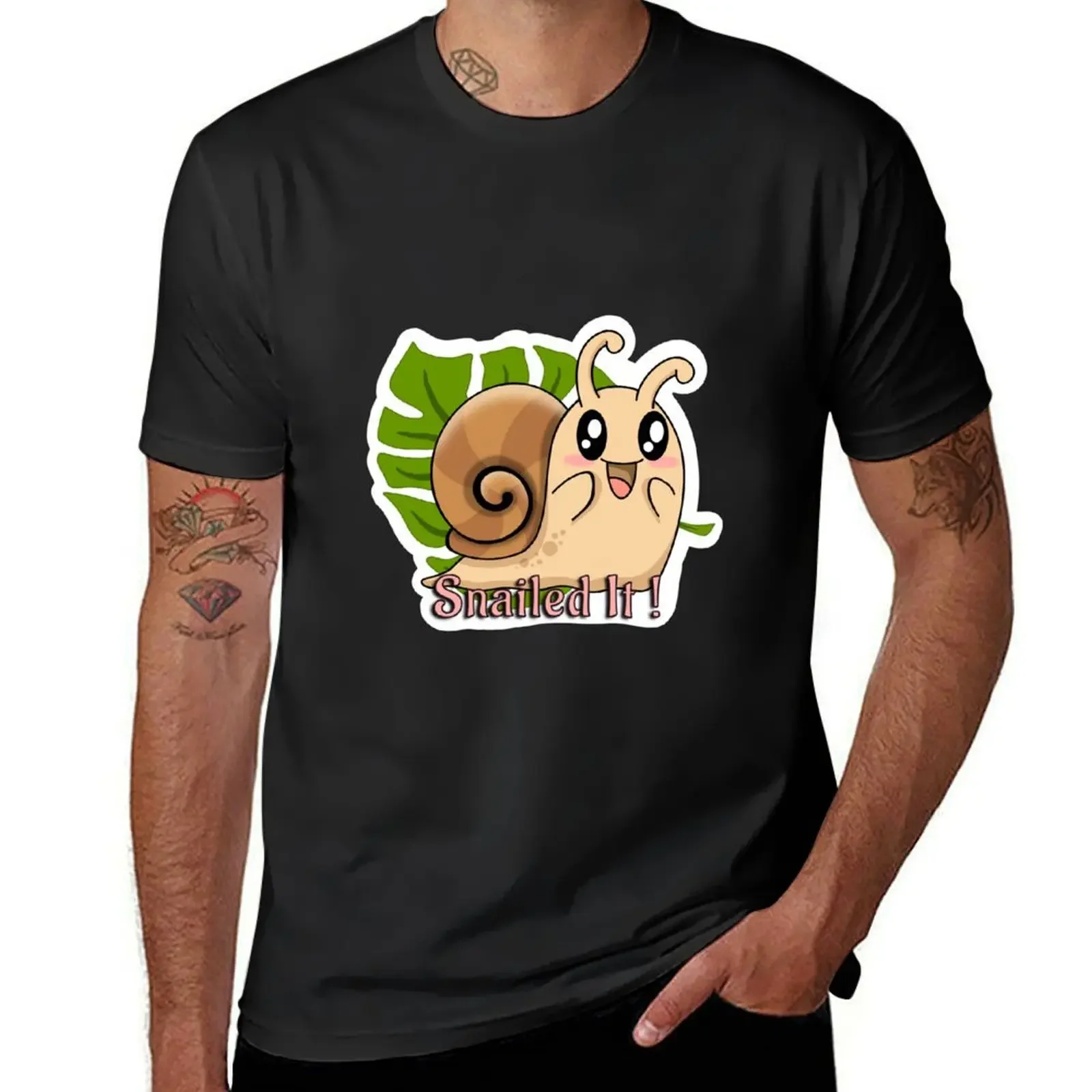 Snailed It! T-Shirt anime shirt vintage big and tall t shirts for men