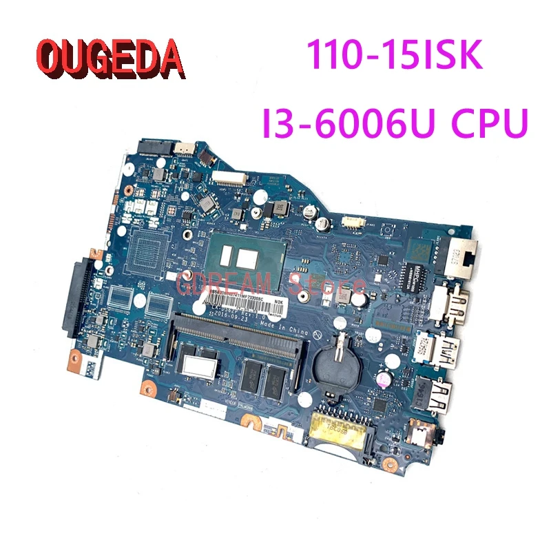 

OUGEDA 5B20N04874 BIWP4 P5 LA-D562P For Lenovo Ideapad 110-15ISK Laptop Motherboard With I3-6006U CPU 4G RAM main board