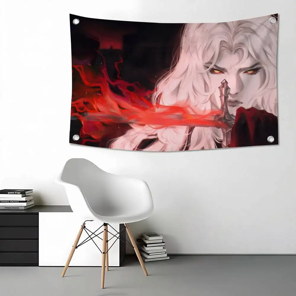 Game Castlevania Symphony of the night Flags Wall Hanging Tapestry Outdoor Garage Room Decorative flag Background Blanket