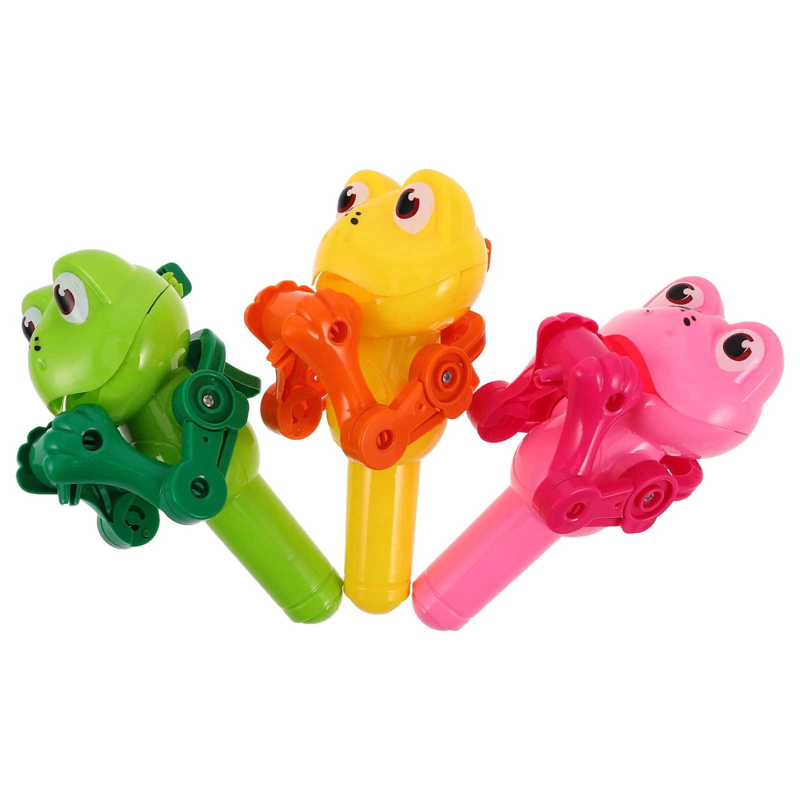

3pcs Lollipop Robot Frog Children Machine Candy Toy Storage Holder Kids Sucker Birthday Party Decorations Cartoon Creative