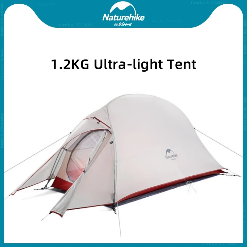 Naturehike barraca de 1 pessoa ultraleve à prova d'água barraca de acampamento ao ar livre barraca profissional com tapete 20d 210t mochila de nylon ciclismo