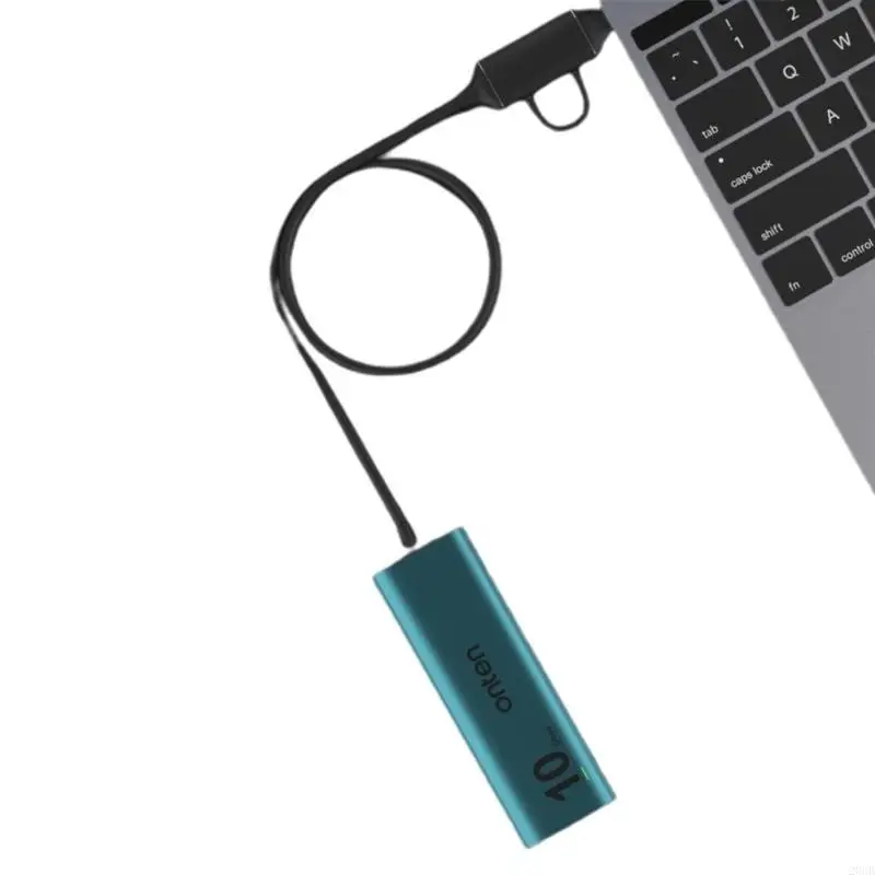 20CB Portable Type C Hub with 3 Type C Ports and 2 USB Ports PD60W Charging Expand Device's Connectivity