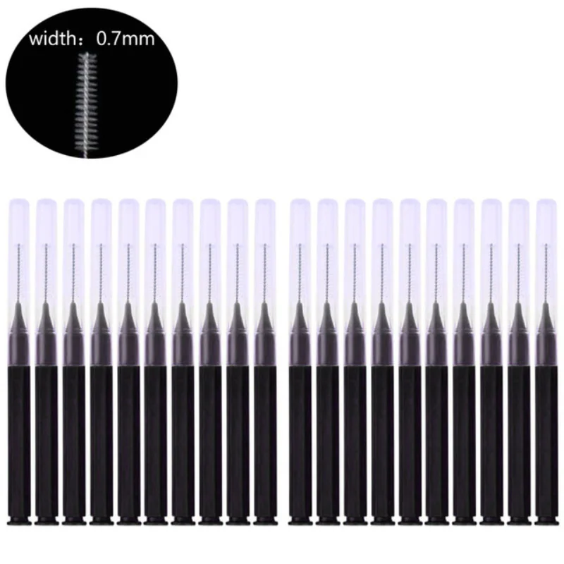 20Pcs Mini Eyebrow Brush Brow Perm Brush Disposable Brow Lifting Brushes Bendable Micro Eyelash Brush Applicators Makeup Tools image 6