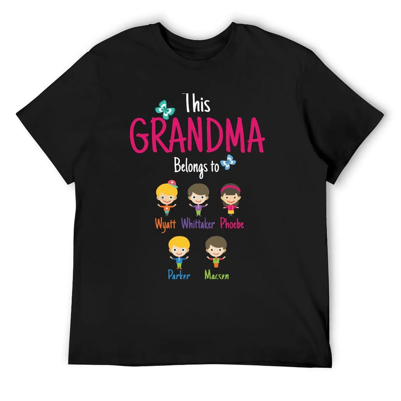 This Grandma belongs to Wyatt Whittaker Phoebe Parker Macsen T-Shirt kawaii clothes animal prinfor boys mens t shirt