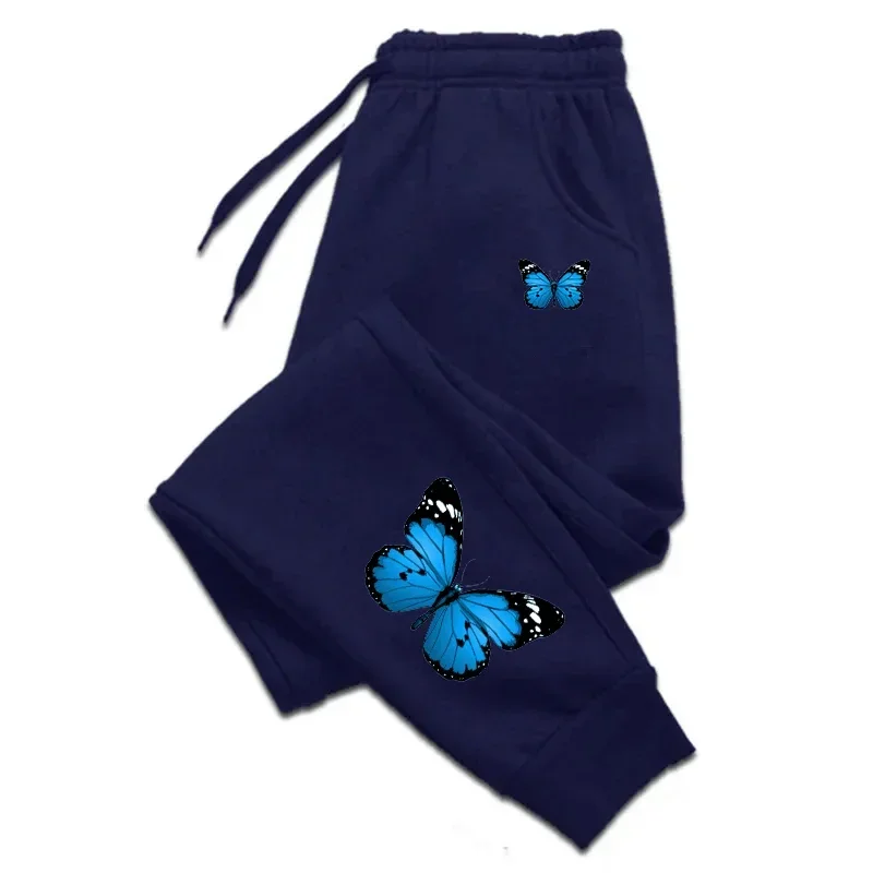 

Vlinderprint Dames Joggingbroek Mode Повседневная тенденция Joggingbroek»),dig Zacht Лидер продаж Straat Elastische Taille Broek