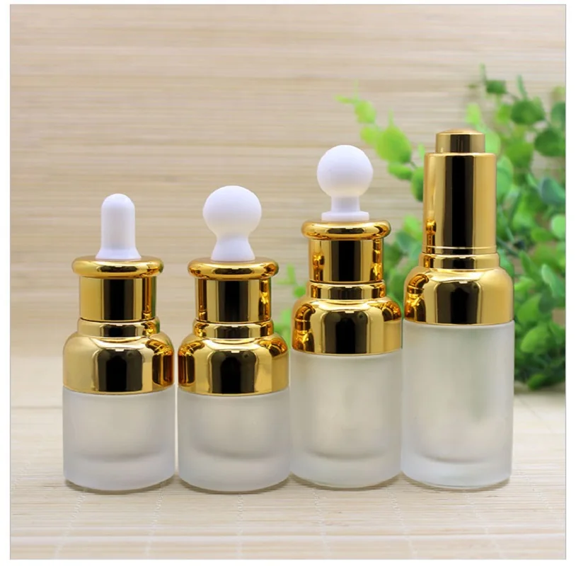 20ml30ml50ml frost glass dropper bottle lotion emulsion essential oil serum liquid toner toilet water skin  cosmetic packing