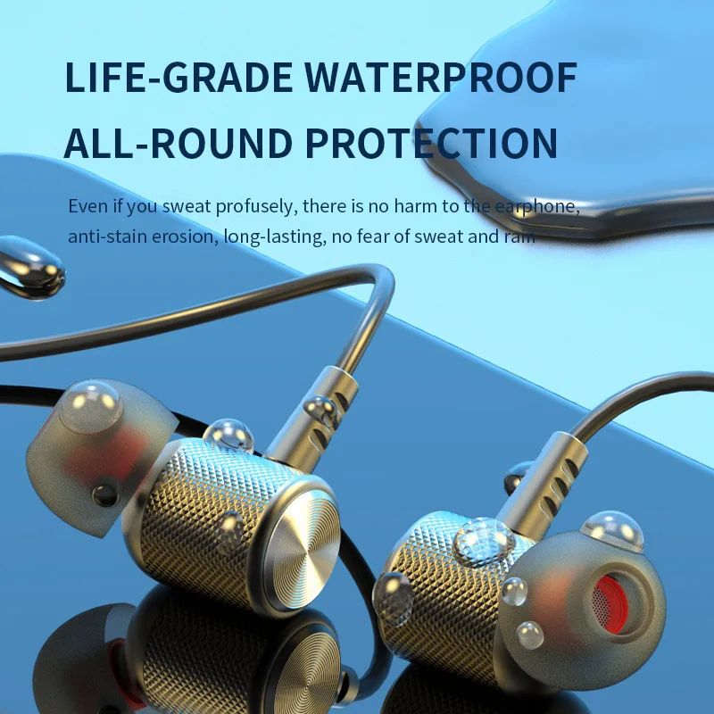 Wireless Bluetooth 5.0 Headphone Neckband Magnetic Earphones Sport Running Earbuds Waterproof Headset With Mic For iPhone Realme - view 4