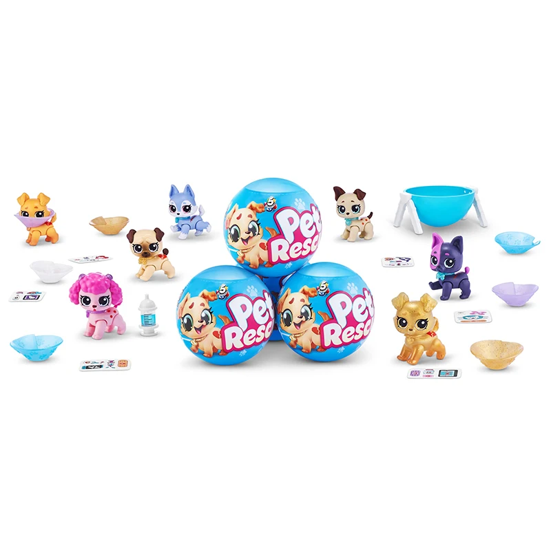 

ZURU 5 Surprise Pet Rescue Series 1 Mystery Collectible Capsule Ball Magic Color Change Pet Dog Toys Children's Day Gifts