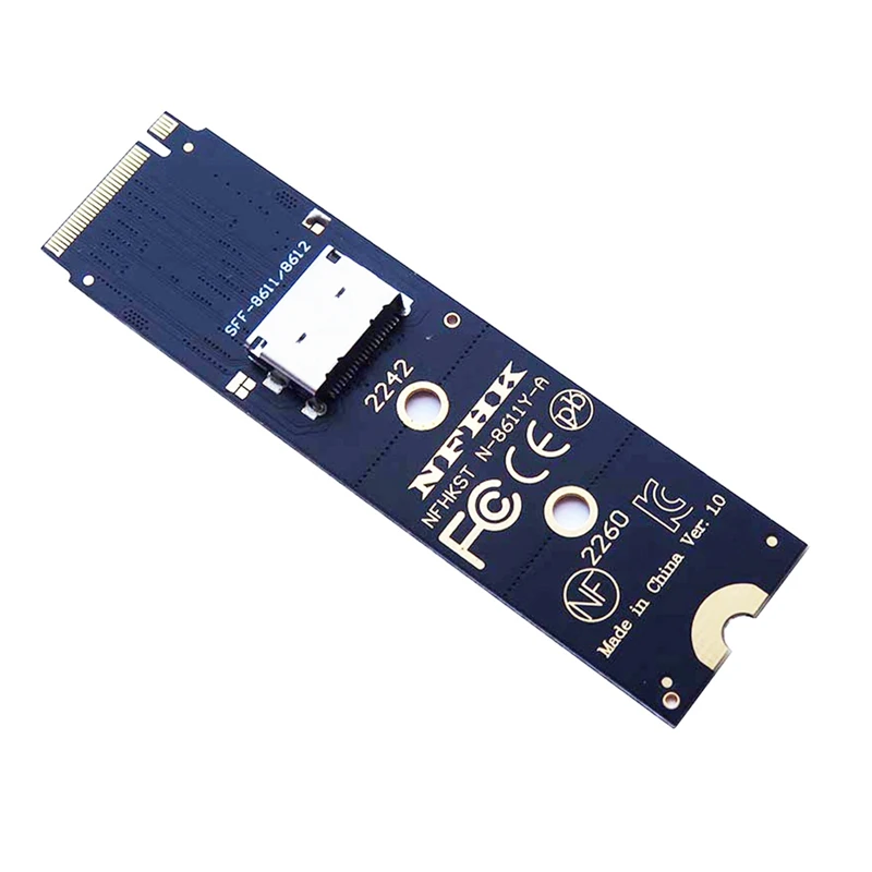 PCIe NVMe M.2 NGFF อินเตอร์เฟส SSD ไปยังอะแดปเตอร์ SFF-8612 SFF-8611สำหรับ U.2 NVMe (SFF 8639)SSD PCI-E NGFF ไรเซอร์การ์ด