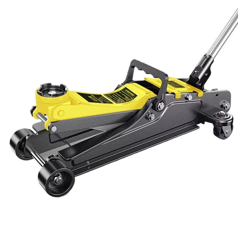 

2.5T Low Profile Steel Racing Floor Jack - Single Piston Lift Pump with 3.35-14.96" Lifting Range