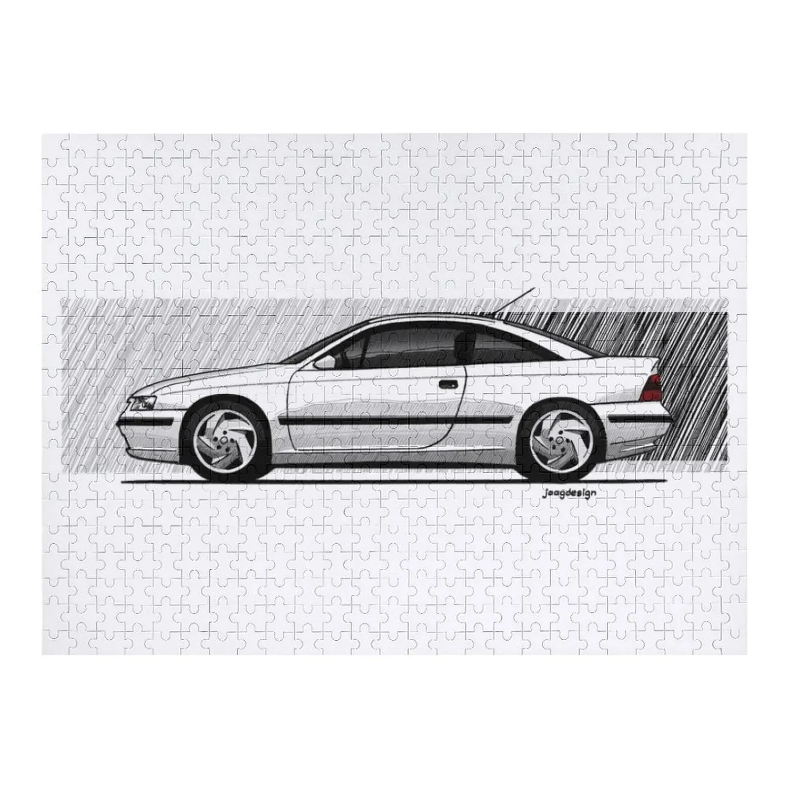 

My drawing of the beautiful German coupe (transparent) Jigsaw Puzzle Works Of Art Custom Photo Custom Wood Puzzle