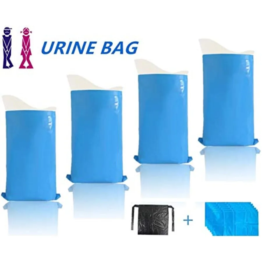

3 Packs 12 Pcs Disposable Urine Bags Large Capacity Portable Camping Pee Bags for Travel Super Absorbent Unisex Urination Bags