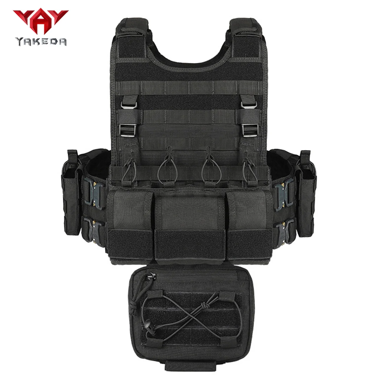 YAKEDA Multi functional Training Vest Moller System Metal Easy to Wear and Remove Outdoor Training Vest