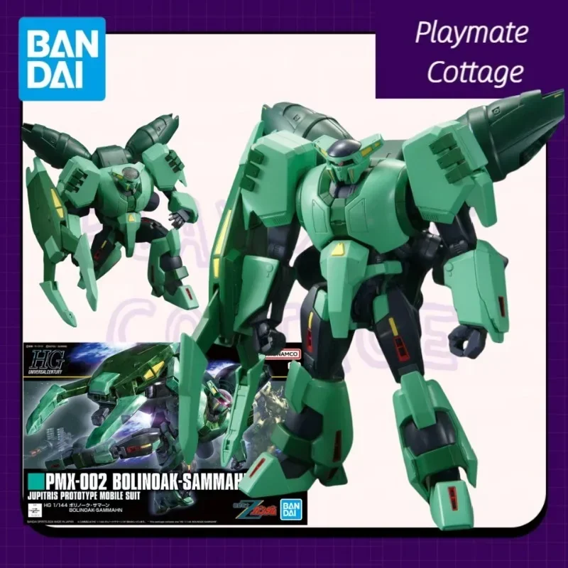 

In-Stock BANDAI Genuine Anime Figure HG1/144 PMX-002 BOLINOAK-SAMMAHN JUPITRIS PROTOTYPE MOBILE SUIT Assembly Model Original Box