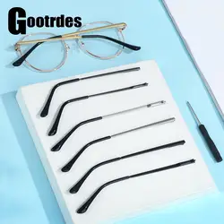 1 Pair Glasses Replacement Leg Metal Eyeglasses Temple Arm Eyeglasses Replacement Metal Leg Repair Eyewear Accessories