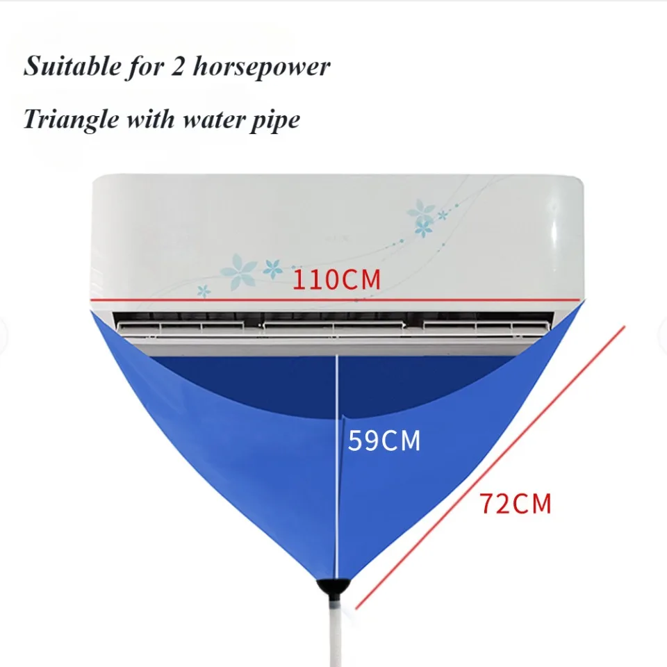 100cm Thickened Cleaner Air Coditioning Cleaning Cover Bag PVC with Water Pipe Home 1-1.5P Split Hanging Air Conditioner Tools