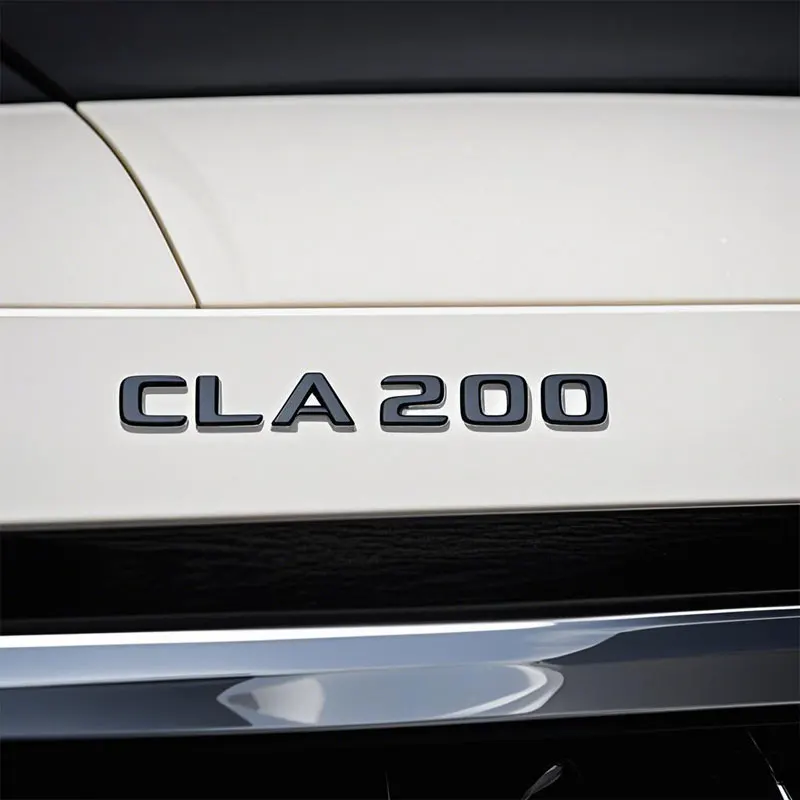 

CLA45 CLA200 CLA250 CLA200d letter logo car sticker for mercedes benz CLA class refit rear boot logo trunk displacement label