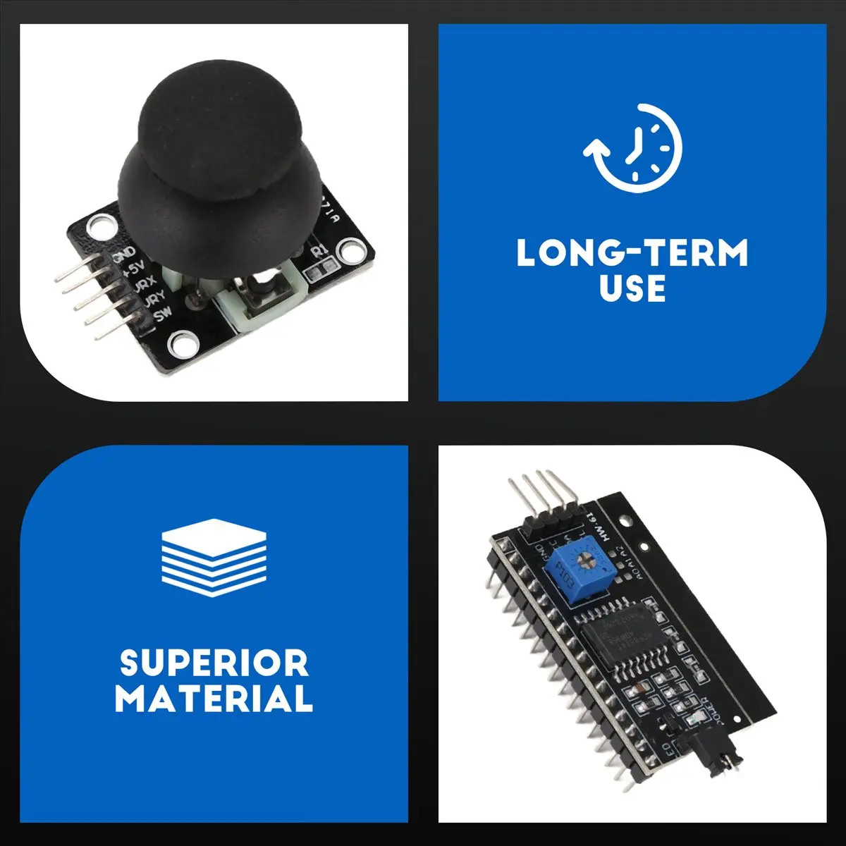 BAAE Starter Kits for Arduino Kits R3 Nano V3.0 Mega 2560 Mega 328 Kit Project Kit Compatible with Arduino IDE