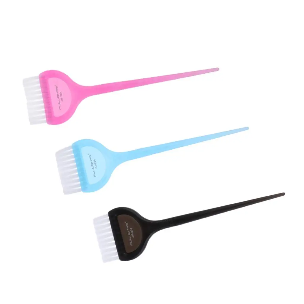 فرشاة صبغة شعر احترافية ، أداة صبغ تلوين ، بدلة فرشاة لصالون المنزل ، 3 ألوان اختيارية