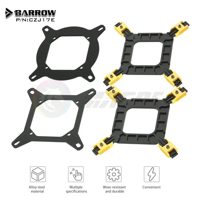 

Barrow Intel LGA 1700 CPU Block Bracket For Computer Water Cooling Accessories Mounting Backplate CZJ17S/CZJ17E