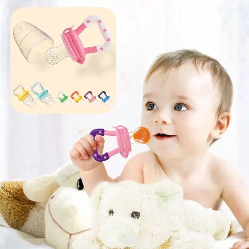 Fruit Feed Teat Bottles Pacifiers Feeding Teething Safe Supplies Baby Sillicon Nipple Fresh Food Milk Nibbler Feeder for Kids