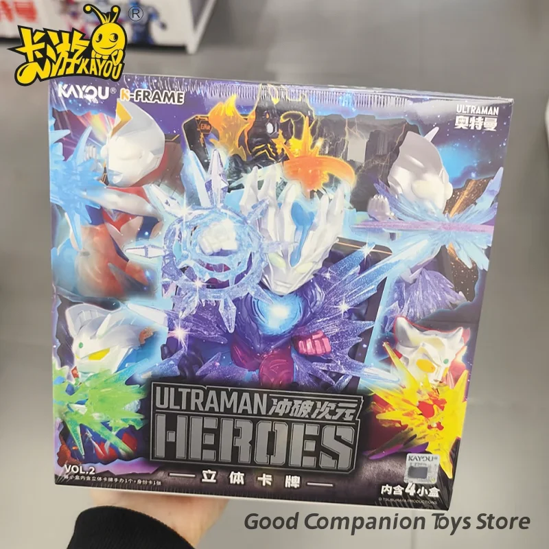 الأصلي KAYOU الترامان ثلاثية الأبعاد بطاقة سلسلة كسر من خلال الأبعاد المجلد 2 ثلاثية الأبعاد تمثال زيتا في نهاية المطاف سايرو صندوق أعمى لعبة الهدايا #1
