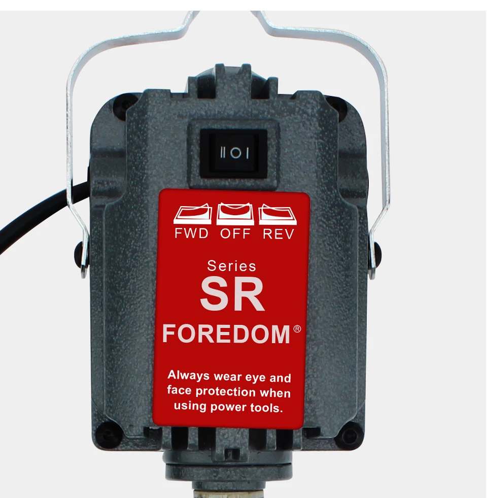 FORDEOM SR Hanging Flex Shaft Grinder 230W Rotary Tool with Stepless Speed Foot Pedal Rotary Carver for Carving, Buffing,Polish