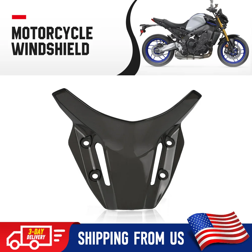 For YAMAHA MT 09 MT09 / FZ09 FZ-09 MT-09 SP 2021 2022 2023 Motorcycle Windshield Screen Visor Windscreen Accessories Parts