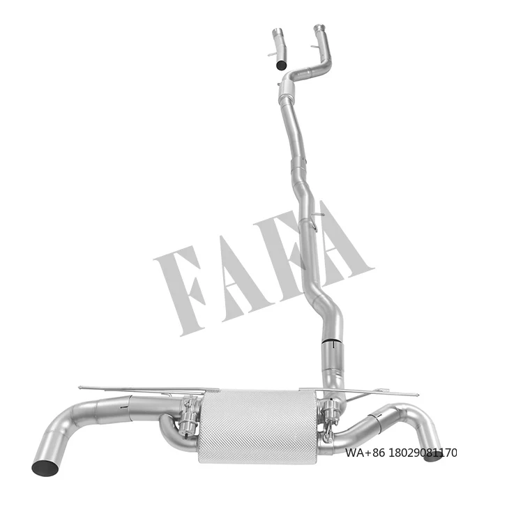 

Выхлопная система из нержавеющей стали для BMW 5 серии G30: средняя и задняя части, высокопроизводительный глушитель Catback с электроклапаном