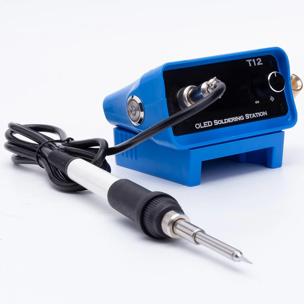 T12 OLED Digital Soldering Station Electronic Soldering Iron Tip For Kobalt 24V Lithium Battery for Welding DIY (No Battery)