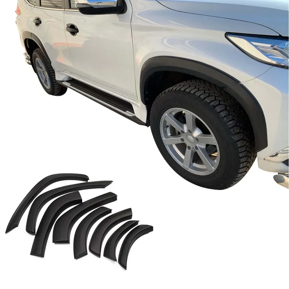 Wheel Arch Fender Flares Mudguards For Mitsubishi Pajero Sport Montero 2016 2017 2018 2019 Matte Black Slim sddd