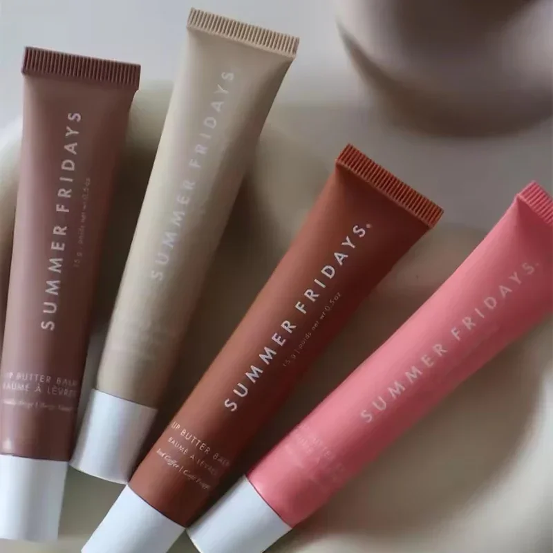 أزياء الصيف الجمعة ملمع الشفاه بلسم الشفاه ترطيب السلس لينة الشفاه مستحضرات التجميل الساخن الكاكاو الكرز الفانيليا البيج ماكياج العناية بالشفاه #2